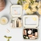 thumbnail image 5 of Bolsa de maquillaje transparente Prite Clear, impermeable, de viaje, color beige, 5 of 6