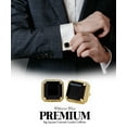 thumbnail image 2 of Vittorio Vico Large Big Square Crystal Colorstone Cufflinks: CL 70XX Series, 2 of 98