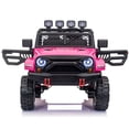thumbnail image 5 of 24V 2 Seater Ride on Car Truck for Kids, Kids' Electric Vehicles W/ Parent Control, Bluetooth, Led Lights, 24 Volt Ride on Toys for Boys Girls, Kids Cars to Drive Four Wheelers Battery Powered, 5 of 6