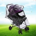 thumbnail image 3 of Funda para lluvia para cochecito de bebé 1 unidad PVC Universal impermeable Anggrek Otros, 3 of 8