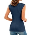 thumbnail image 3 of Bibifish Womens T Shirt Crew Neck Cap Sleeve Slim Fit Tops Soft Breathable Casual Summer Tees, 3 of 6