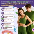 thumbnail image 3 of Totaria Sugar Free 5-in-1 Probiotic Prebiotic Postbiotic Gummies, Complete Gut, Digestive & Immune Support for Adults, Vegan, Grape Flavor, 60 Count, 3 of 9