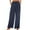 Navy, variant on Tnhcen Women's Comfy Drawstring Wide Leg Pants – Lightweight Trousers Elastic Waistband Casual Loose Straight Leg Pockets S-3XL for Relaxed Style & All-Day Comfort