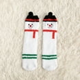 thumbnail image 2 of XEGLSBU 2 Pack Christmas Stocking Stuffers for Adults Bulk Stockings Fashionable Pattern Cartoon Cute Christmas Winter Warm and Comfortable Casual Socks One Size, 2 of 5
