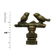 thumbnail image 3 of Royal Designs, Inc. Birds on Tree Branch Lamp Finial for Lamp Shade, F-5034AB-1, Antique Brass, Single, 3 of 4