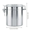thumbnail image 5 of Stainless Steel Food Storage Canister Airtight Sealing Container for Coffee Tea Milk Powder Organizer Kitchen Pantry Keep Fresh, 5 of 8