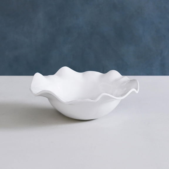 Beatriz Ball VIDA Havana Bowl White Melamine Indoor Outdoor Entertainment 14.75"D