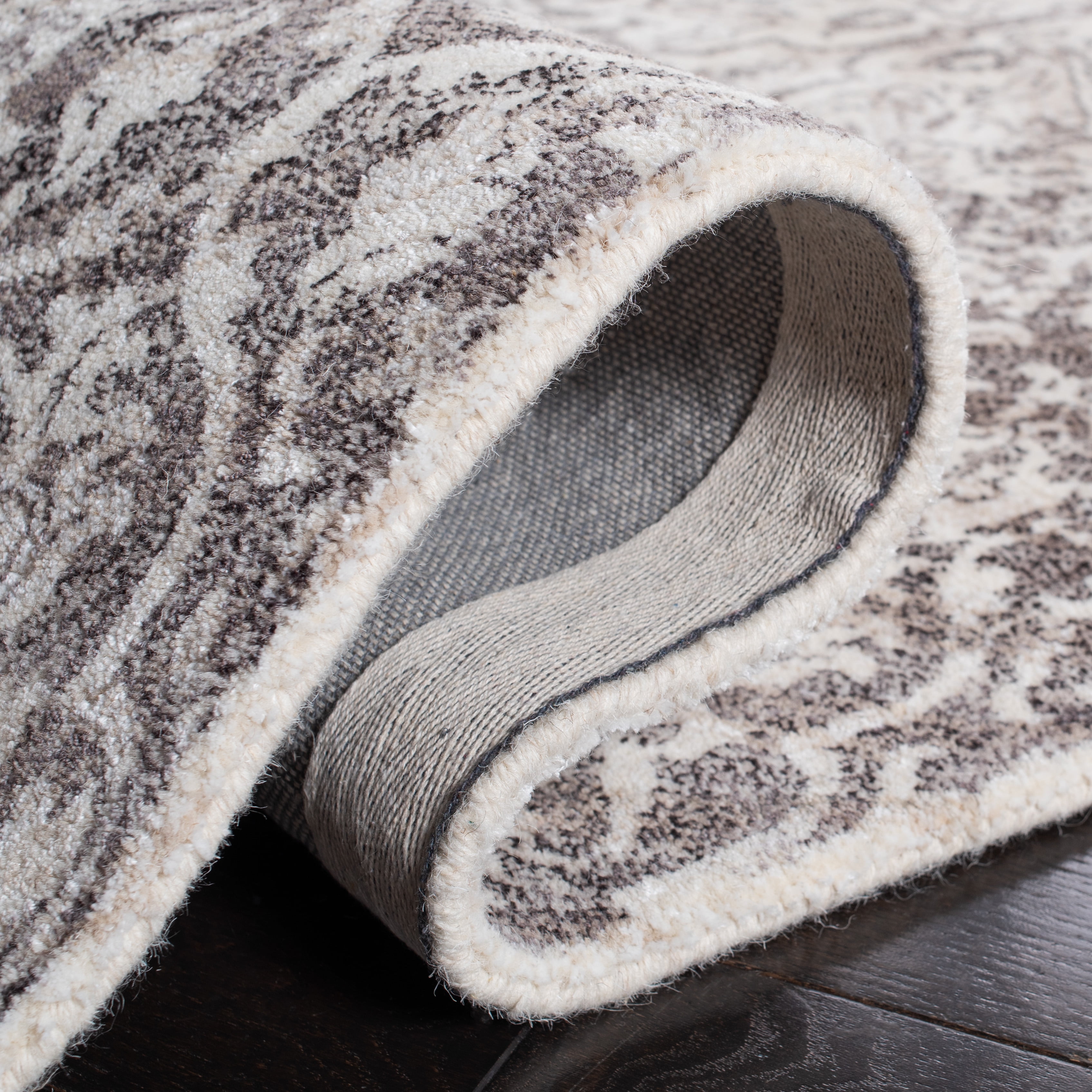 SAFAVIEH Restoration Vintage Delmar Abstract Runner Rug, Beige/Ivory, 2'3" x 8'