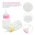 2Pcs Kitten Feeding Bottles Plastic Baby Cat Feeder Small Pet Nursing