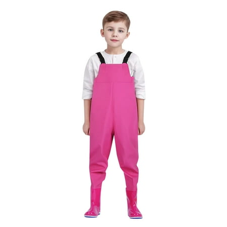 

CHANGMOO Kids Chest Waders Youth Fishing Waders For Toddler Children Water Proof Waders With Boots Stripe Jumpsuit 6 Month Boy Warm Clothes Baby Boy Jumpsuit Jacket Snap Baby Rompers 12 18 Month Tops