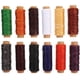 thumbnail image 1 of GOOHOCHY 12 rollos de hilo encerado para coser, ideal para el hogar, para manualidades de cuero., 1 of 8