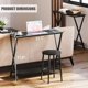 thumbnail image 4 of Qinaqin 33.5 inch Largo 2 Niveles Farmhouse Narrow Console Mesa con Shelves Rústico Marrón cm de Alturaallway para Behind Sofá Living Sala o Entryway, 4 of 7