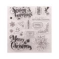 thumbnail image 1 of ZLight Christmas Celebration Transparent Seals Festive Stationery Scrapbooking Accessory Card Adorable Stamps Decorations As Shown 1Set, 1 of 6