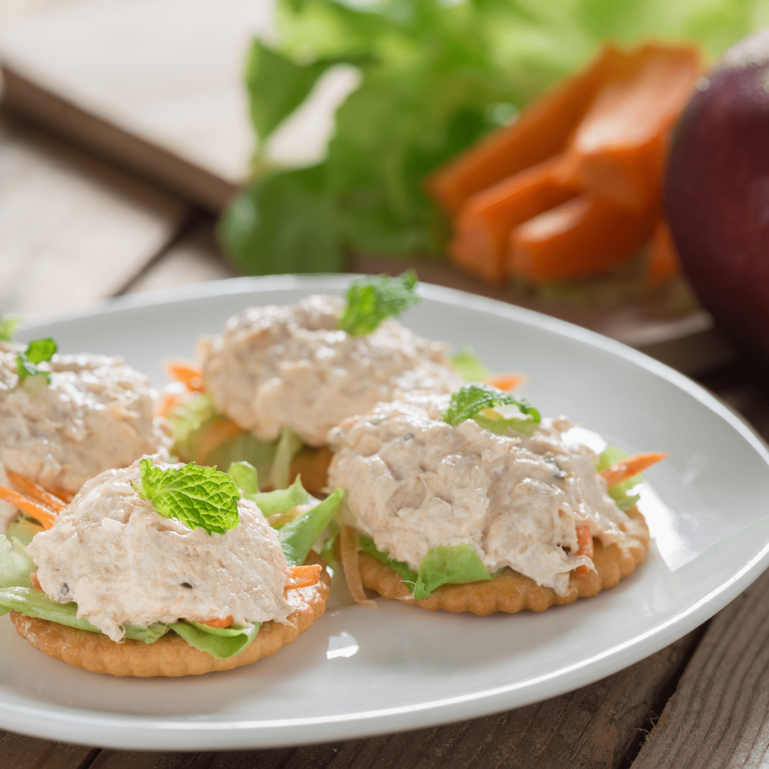 Brunswick Canned Tuna with Crackers Kit- Chicken, Tuna, Lemon Pepper, Buffalo Style Chicken, and Ranch Tuna Salad No Preservatives Healthy Convenient and Ready to Eat Snacks 2 Ct. each 10 Packs Total