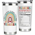 thumbnail image 1 of Back To School Teacher Gifts - Teacher Gifts First Day of School - Teacher Gifts for Women, Teacher Appreciation Gifts for Women - Gift for Teachers - Best Teacher Gifts Ideas, Teacher Tumbler 20 oz, 1 of 6
