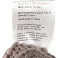 thumbnail image 7 of Soft Beige - Cable Knit & Faux Fur Infinity Scarf, 7 of 7