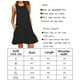 thumbnail image 3 of Vestido informal de verano para mujer, camiseta, vestido playero plisado liso, 3 of 5