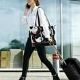 thumbnail image 5 of FORMRS Canvas Laptop Tote Bag for Women with 15.6" Computer Compartments Shoulder Handbag, White Halloween Ghost, 5 of 7