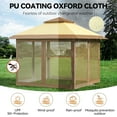 thumbnail image 4 of M optimized 12'x12' Pop Up Canopy Gazebo Tent with Mosquito Netting, Outdoor Canopy Tent with Wheeled Bag & Height Adjustable, Pop Up Canopy for Patio Garden Backyard Lawn Deck, 4 of 9