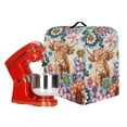 thumbnail image 6 of TSOVTHRID Boho Mandala Print Kitchen Stand Mixer Cover with Top Handle Highland Cattle Pattern Waterproof Coffee Maker Cover Kitchen Appliance Dust Cover for 6-8 Quart Stand Mixer,L, 6 of 7