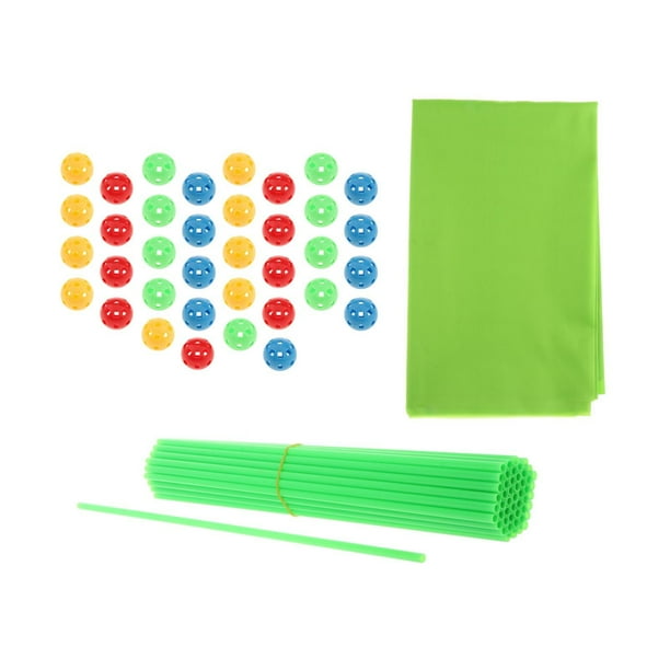 Kits de construcción de fuertes creativos Juguetes de construcción de tiendas 51 Palos 36 Tienda de bolas Zulema Juguetes de construcción de fuertes