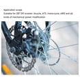 thumbnail image 3 of Electric Bike Chain Sprocket, Stable Power Transmission Electric Scooter Chainring 28 Tooth Nondeformable  For Mechanical Power Conversion, 3 of 8