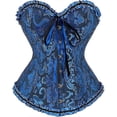 thumbnail image 1 of Women Lace Up Back Sexy Floral Corset For Women Lingerie Bustier Top Plus Size, 1 of 5