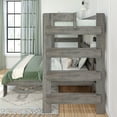 thumbnail image 5 of Max & Lily Solid Wood Bunk Bed, L-Shaped Twin over Full Size Bed Frame for Kids Modern Farmhouse, 5 of 9