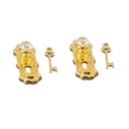 thumbnail image 2 of Almencla 5x2 Pieces Crystal Door Locks with Keys for 1/12 Dollhouse Miniature - Gold 5 Pcs, 2 of 8