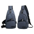 thumbnail image 4 of Bolso minimalista para el pecho para hombre, bolso bandolera europeo y moderno, 4 of 4