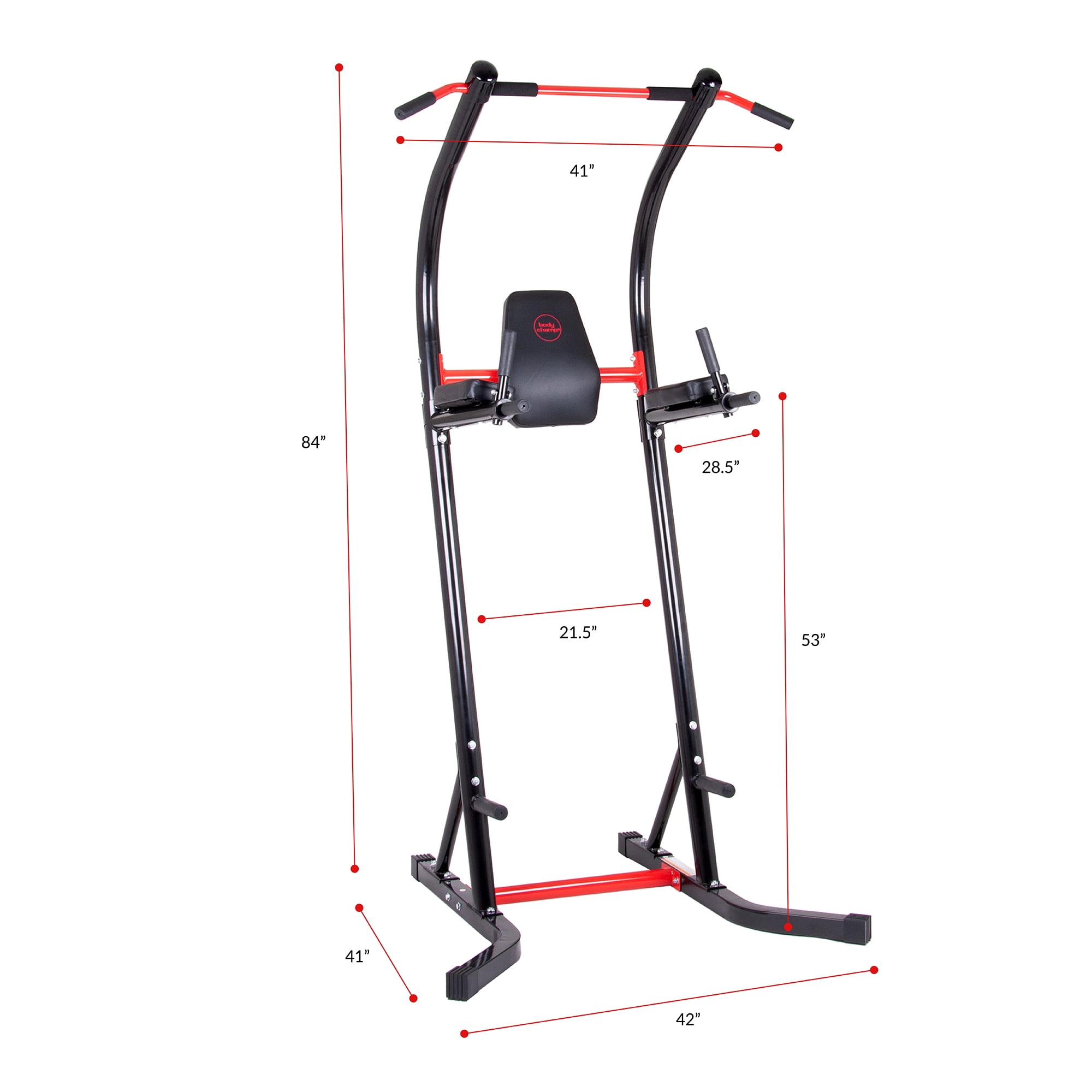 Body Champ Multifunction Power Tower 250lb Capacity Walmart