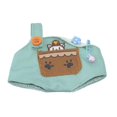 thumbnail image 4 of Ropa de muñeca Hugo Vestido de muñeca de moda Verde 17 cm, 4 of 10