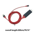 thumbnail image 3 of Mobile Phone Adapter To Projection Cable Is Applicable To Mobile Phone To TV High-definition Same-screen Cable, 3 of 9
