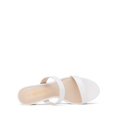 thumbnail image 4 of Sandalia DREAM PAIRS DHS213 Tacones Anchos de Dos Tiras Blancos, 4 of 7