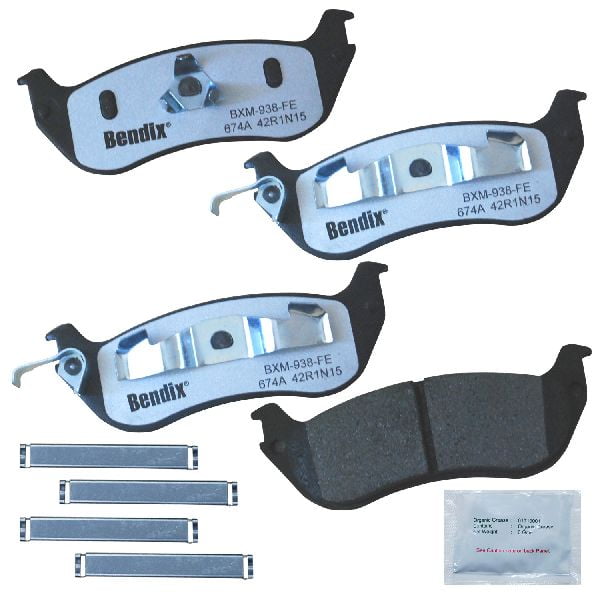 GOPARTS Replacement for 19962002 Lincoln Town Car Rear Disc Brake Pad