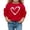 A1@Red1247, variant on Wxolcjlv Toddler Girls Fleece Casual Hooded Sweatshirt Long Sleeve Pullover Daily Top, Sizes 3-14