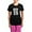 With Pink Pant, variant on CafePress - February 29 Pajamas - Women's Short Sleeve Print T-Shirt and Pants Dark Cotton Pajama Set