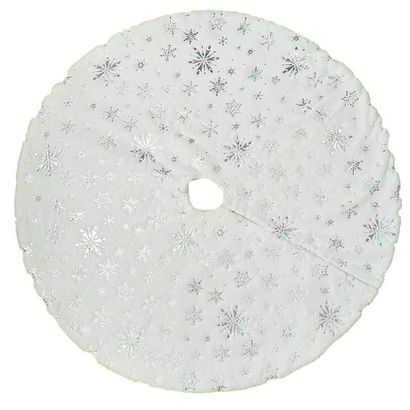 60 Inch Christmas Tree Skirt Skirt For Christmas Tree White Christmas Tree Rug Skirt For Christmas Party Decorations