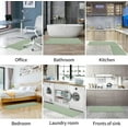 thumbnail image 7 of Kitchen Mats and Rugs Set of 2 - Cushioned Anti-Fatigue Kitchen Rug for Floor Washable 17"x29" +17"x59", Light Green, 7 of 7