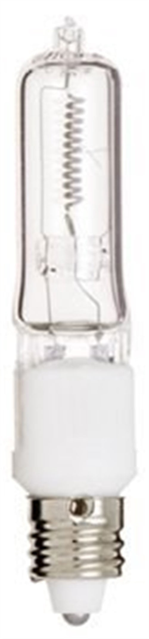 Satco S3181 - 500 watt; Halogen; T4; Clear; 2000 Average rated Hours; 8500 Lumens; Mini Cand base; 120 volts