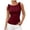 *Wine, variant on VBVC Women's Tie Shoulder Bow Knot Slim Fit Tank Top , Ladies' Crew Neck Stretchy Cami , Summer Sleeveless Going Out Tops For Women,Wine,S-2XL