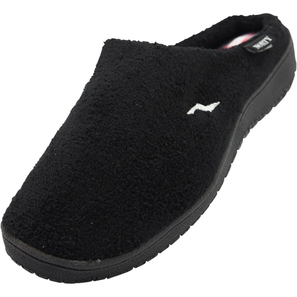 mens memory foam mule slippers