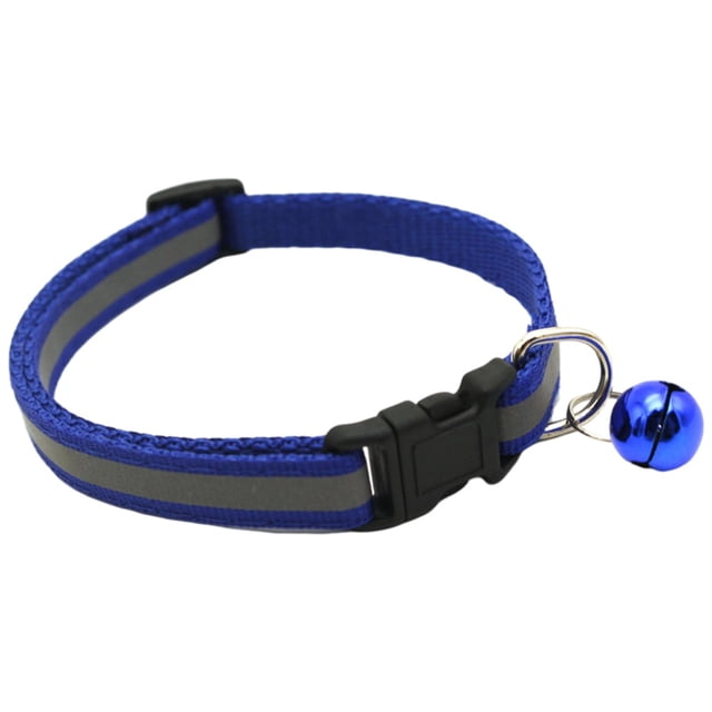 Nuevo collar luminoso para perros y , collar con reflectante anti-pérdida, collar con luz intermitente para perros y , suministros Azul real jinwen Collar luminoso