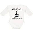 thumbnail image 3 of Inktastic New to the Crew Newborn Boys or Girls Long Sleeve Baby Bodysuit, 3 of 5