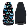 thumbnail image 6 of XYZCANDO Paw Print Car Accessories Waterproof Washable Car Seat Covers SUV Front Seats Auto Interior, Durable Soft Sedan Van, 6 of 10
