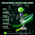 thumbnail image 4 of ATTACK SHARK R85 HE Wired 75% Hall Effect Rapid Trigger Mechanical RGB Gaming Keyboard with 8K Polling,0.05mm RT Accuracy,0.08MS Latency,Magnetic Switch,5 Layer Sound Damped,Driver for PC Mac(Green), 4 of 9