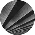 thumbnail image 1 of Ahgly Company Machine Washable Indoor Round Transitional Charcoal Black Area Rugs, 3' Round, 1 of 7