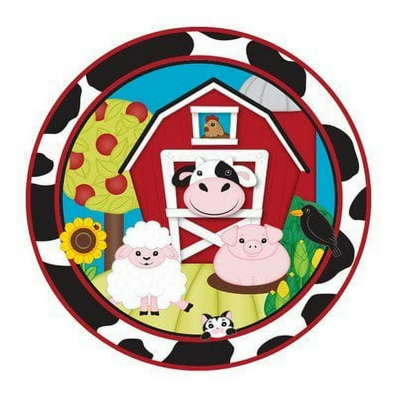 Baby Barnyard Edible Image Cake Topper