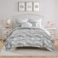 thumbnail image 6 of Greenland Home Coastal Paradise Matelassé Coverlet Set, Dover Harbor Gray, 3-Piece King/Cal King, 6 of 7