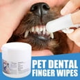 thumbnail image 2 of 50Pcs Dog Teeth Cleaning Finger Wipes Preventing Plaque Tartar Freshen Breath for Cat and Dog Optimize Oral for Health, 2 of 10